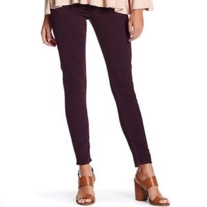 NWT Maroon Lucky Brand Ava Legging Jeans